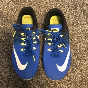 Nike sprinting spikes